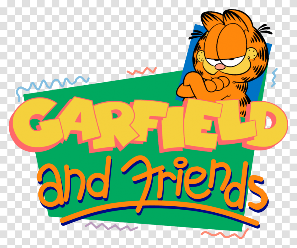 Garfield And Friends Garfield And Friends Logo, Advertisement, Poster, Paper Transparent Png