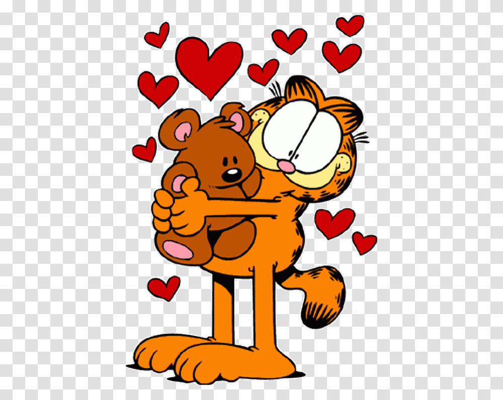 Garfield And Pookie, Hand, Fist, Poster Transparent Png