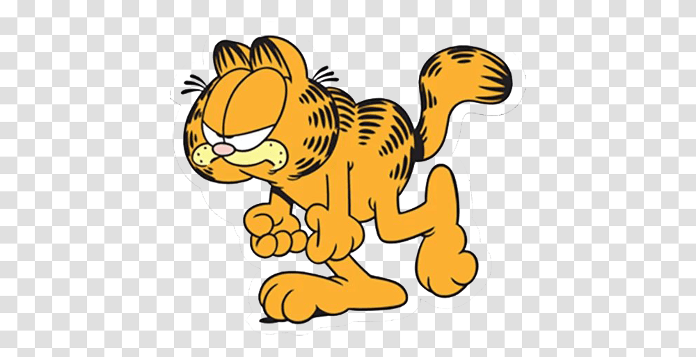 Garfield Cartoon Garfield Angry, Animal, Wasp, Airliner, Aircraft Transparent Png