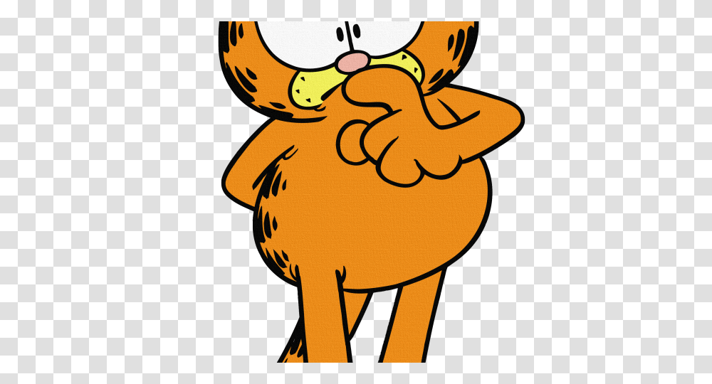 Garfield Clipart Dirty, Hand, Outdoors, Nature, Label Transparent Png
