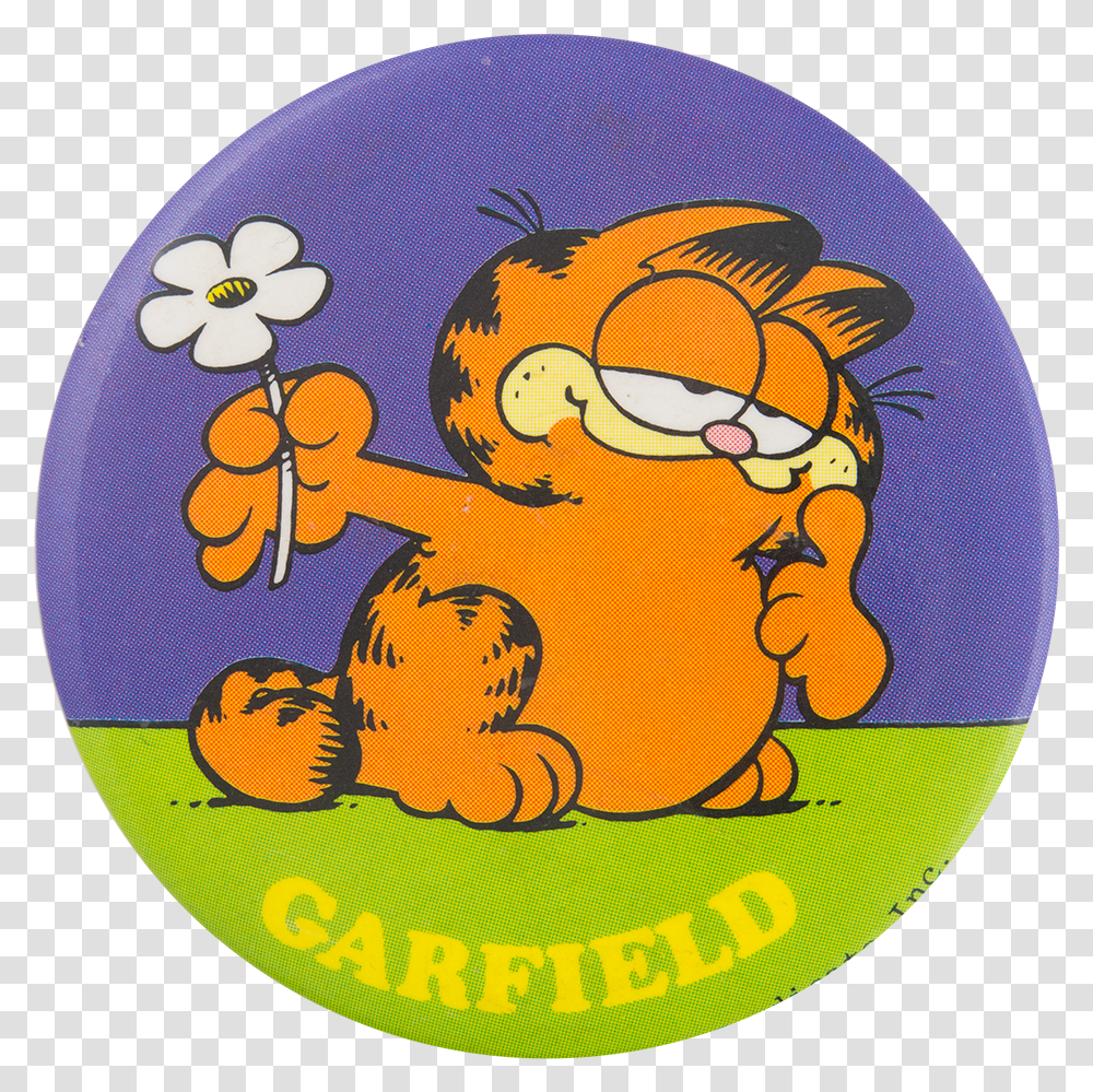 Garfield Entertainment Button Museum Cartoon, Logo, Trademark, Badge Transparent Png