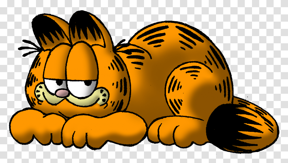 Garfield Image Garfield Clipart Black And White, Food, Bread, Halloween Transparent Png