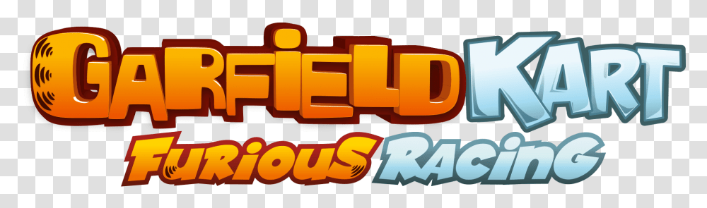 Garfield Kart Furious Racing, Word, Logo Transparent Png