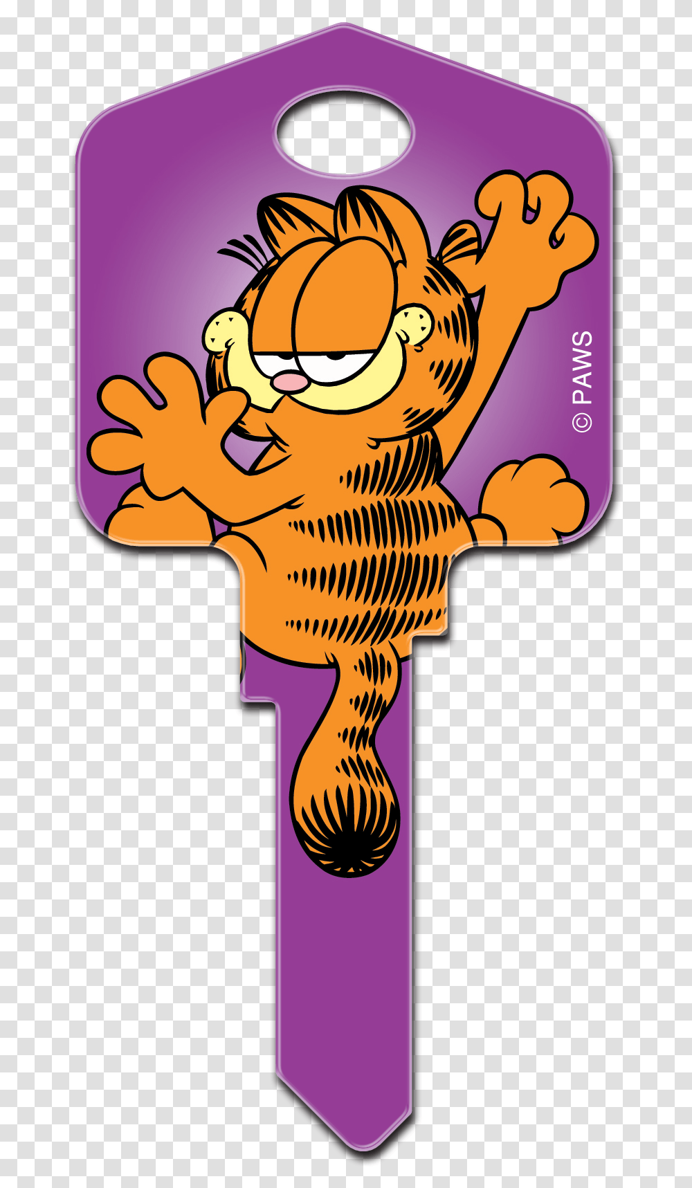 Garfield Key, Label Transparent Png