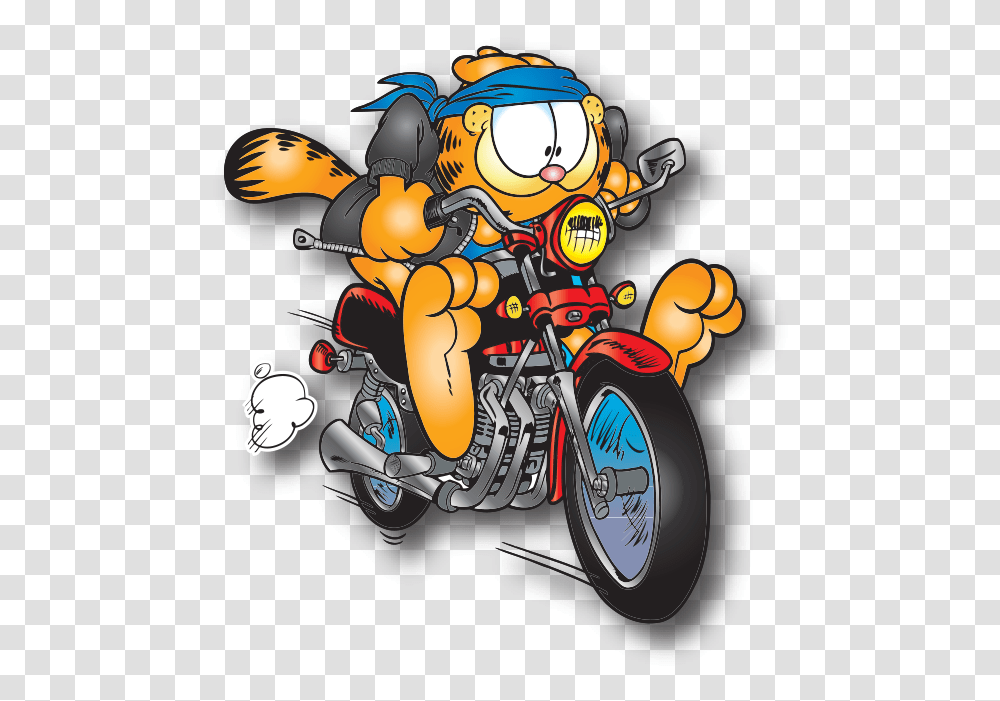 Garfield Rebel, Astronaut, Motorcycle, Vehicle, Transportation Transparent Png
