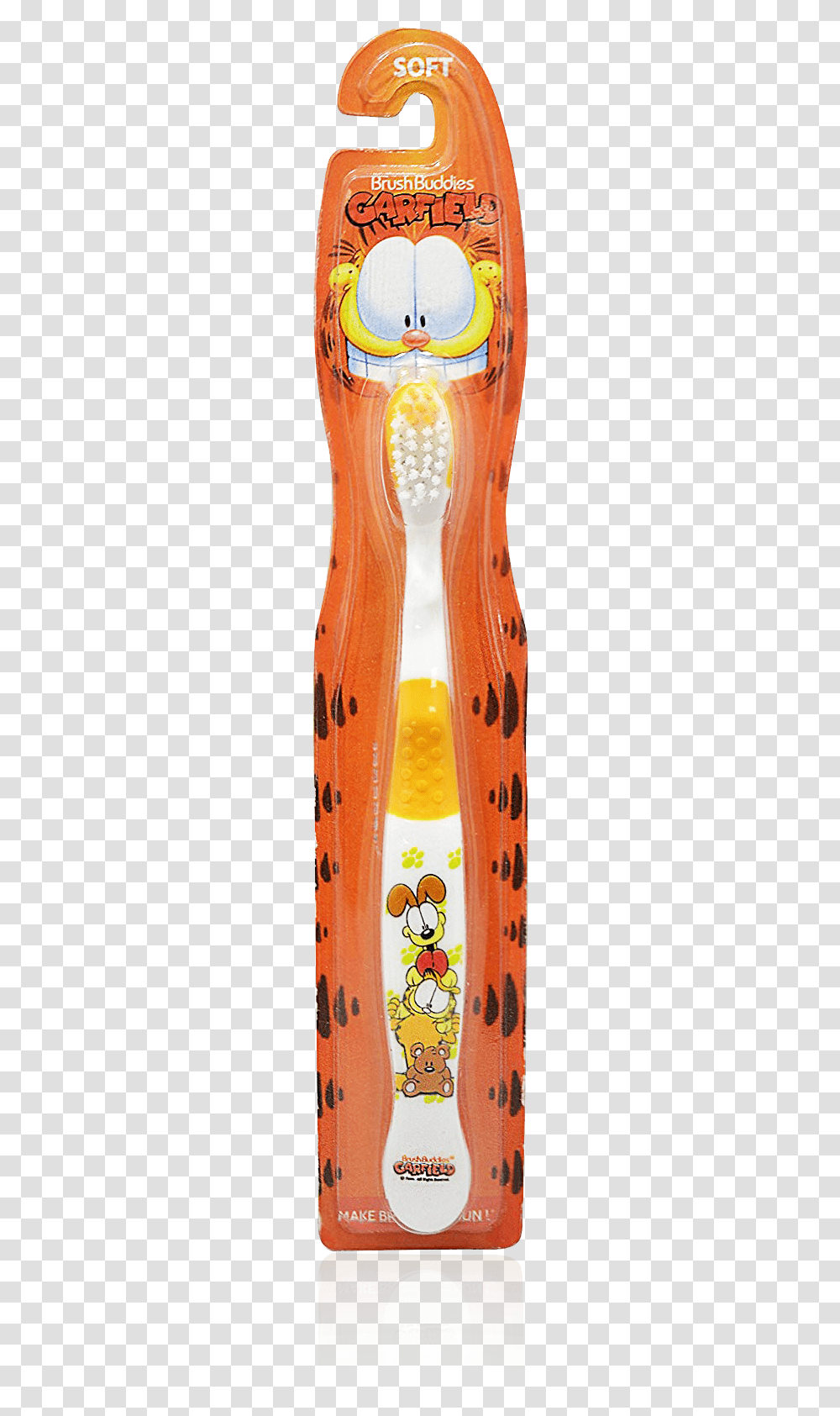 Garfield Toothbrush, Bottle, Tool, Skateboard, Beverage Transparent Png