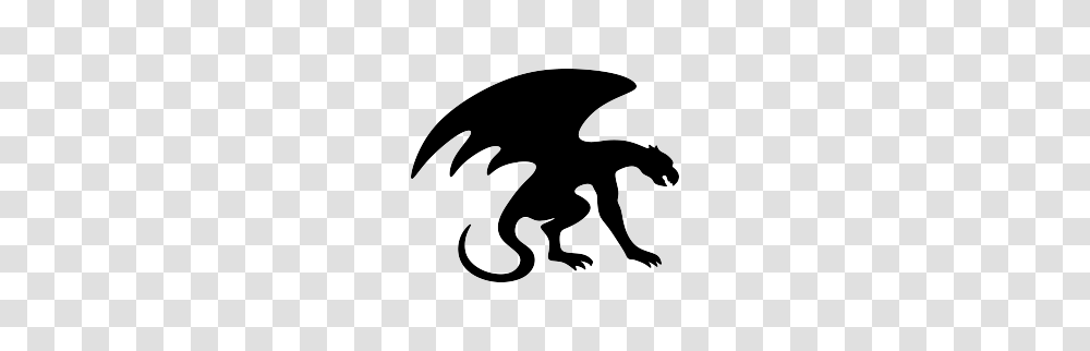 Gargoyle Silhouette Free Crafty Show, Stencil Transparent Png