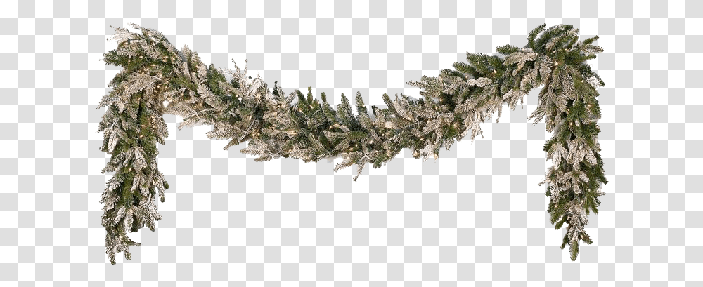 Garland Christmas Garland, Tree, Plant, Ornament, Mineral Transparent Png