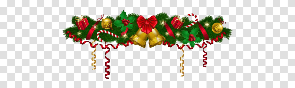 Garland Image Christmas Garland Clip Art, Graphics, Tree, Plant, Floral Design Transparent Png