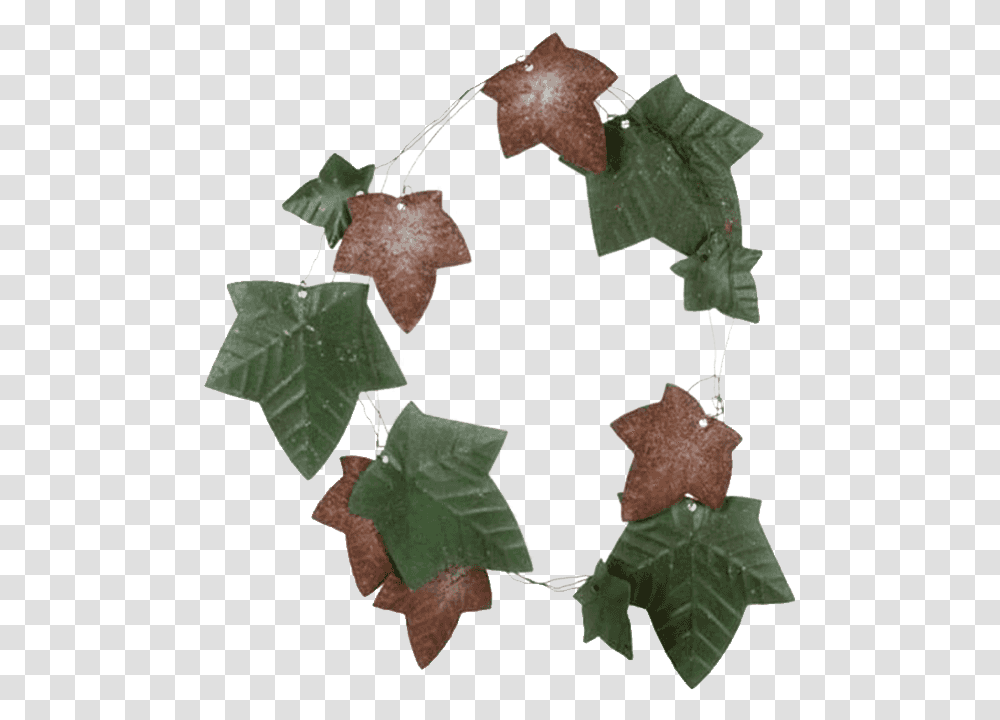 Garland Of Leaves Origami, Leaf, Plant, Ivy, Person Transparent Png