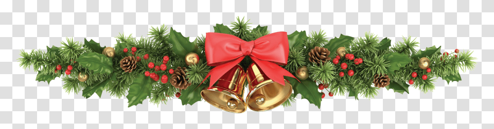 Garland Photo Bordii Di Natale, Plant, Musical Instrument, Tree, Brass Section Transparent Png