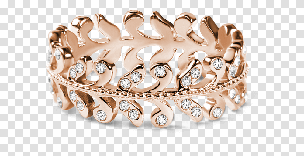 Garland Ring Rose Gold Bracelet, Accessories, Accessory, Jewelry, Tiara Transparent Png