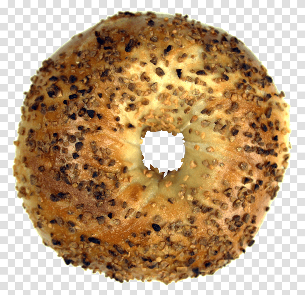 Garlic And Onion Bagel, Bread, Food, Honey Bee, Insect Transparent Png
