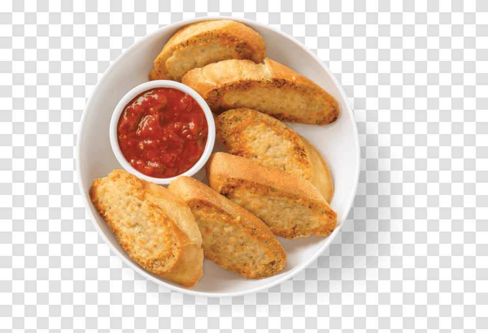 Garlic Bread Top View, Food, Fried Chicken, Ketchup, Sliced Transparent Png