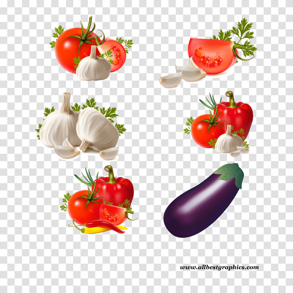 Garlic Clipart, Plant, Vegetable, Food, Tomato Transparent Png