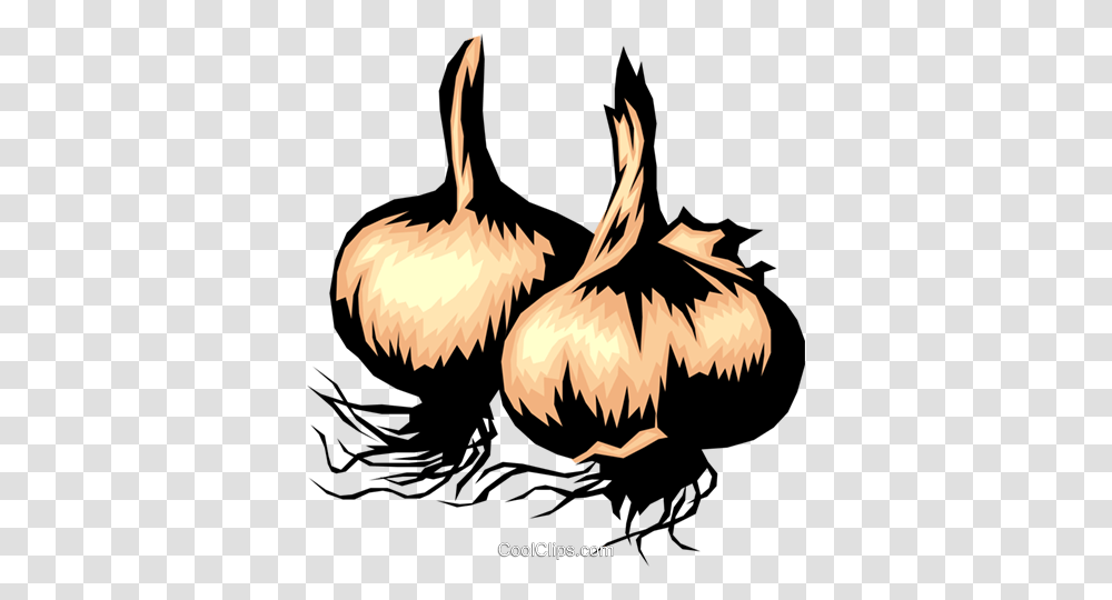 Garlic Cloves Royalty Free Vector Clip Art Illustration, Bird, Animal, Chicken, Tree Transparent Png