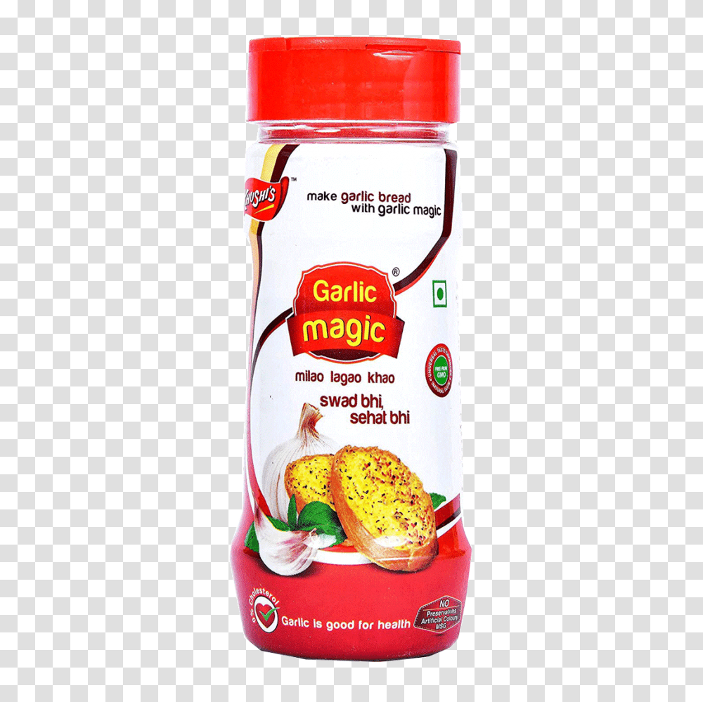 Garlic Magic Bottle Khushi Foods Garlic Magic, Ketchup, Shaker Transparent Png