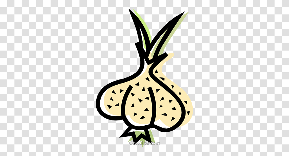 Garlic Royalty Free Vector Clip Art Illustration, Plant, Vegetable, Food, Produce Transparent Png