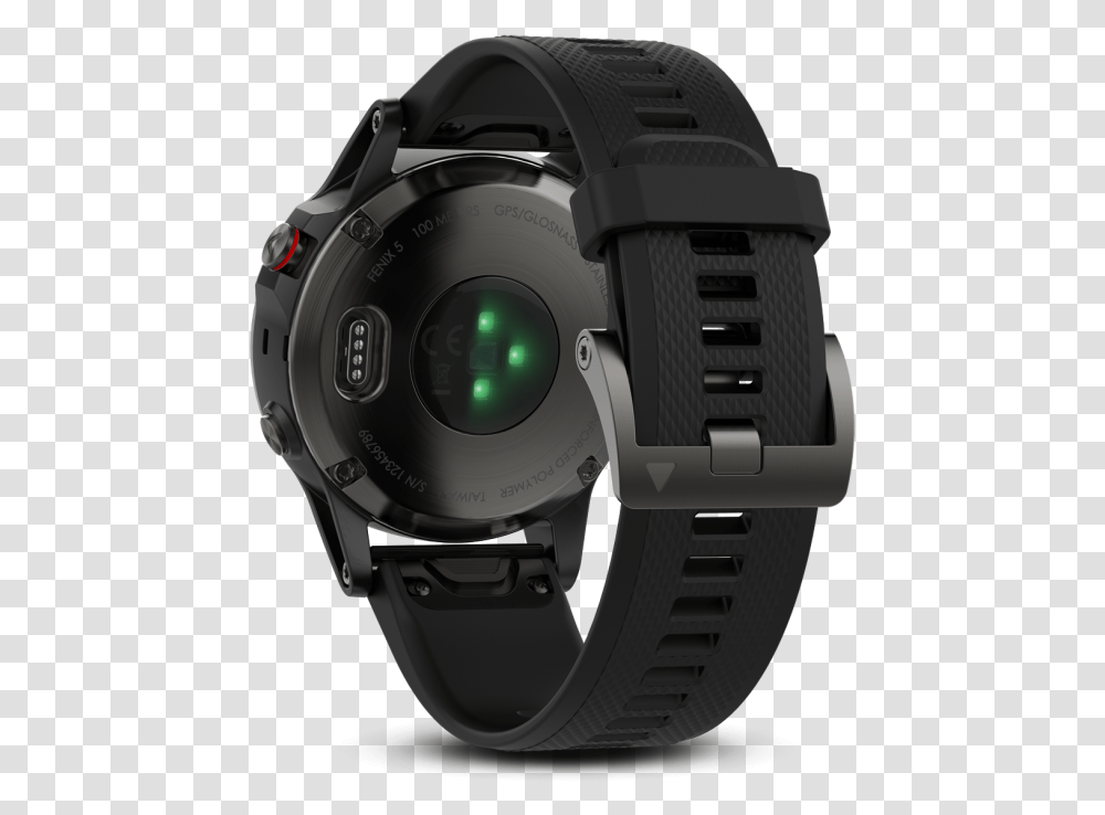 Garmin Fenix 5x Plus Strap, Wristwatch, Camera, Electronics, Digital Watch Transparent Png