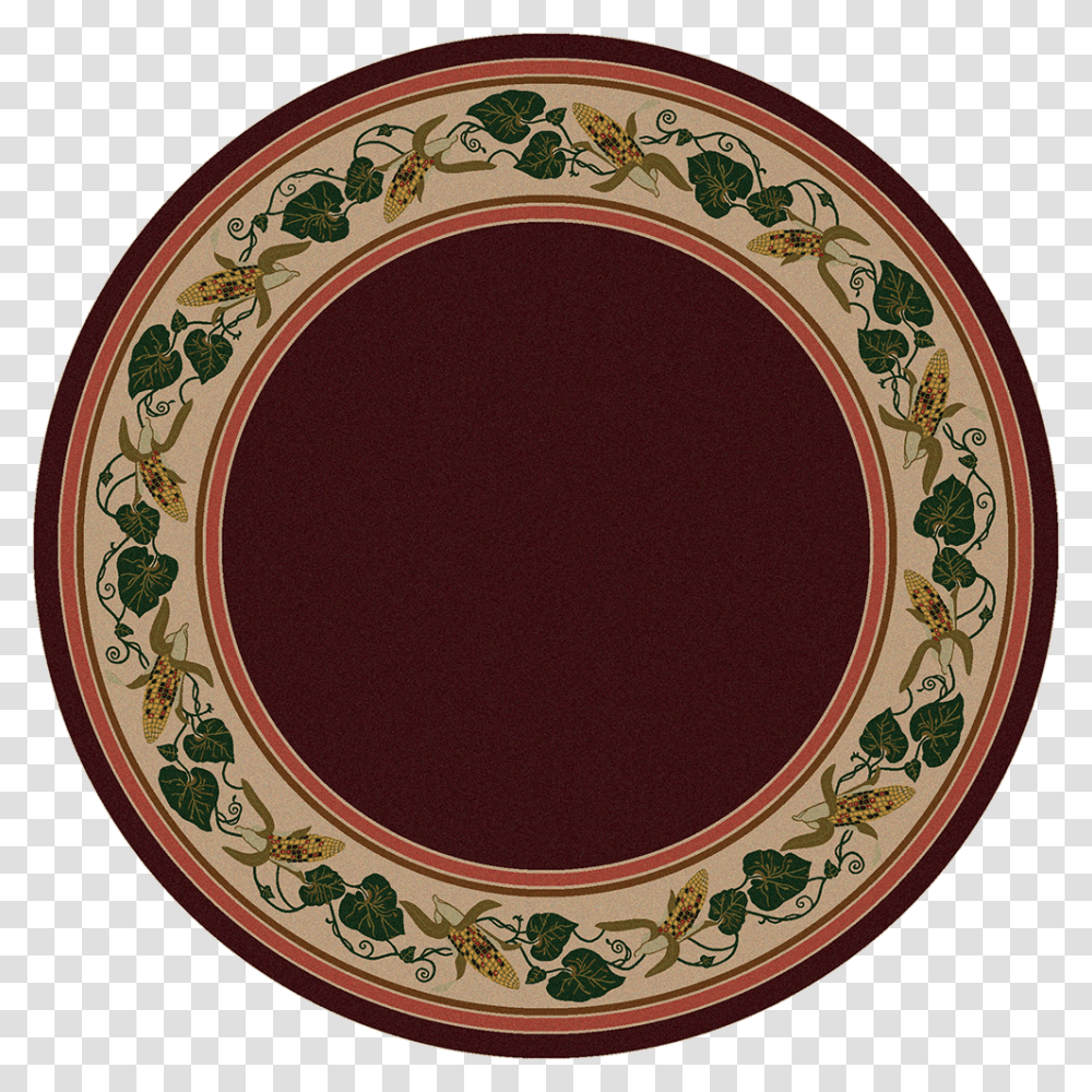 Garnet Round Rug Carpet, Pottery Transparent Png