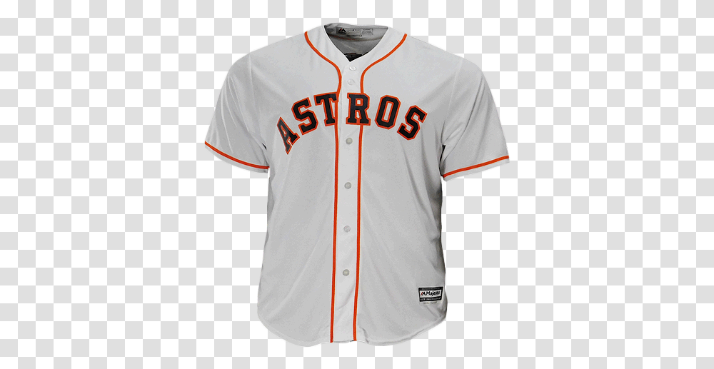 Garrett Cole Signed Houston Astros White Mlb Jersey Baseball Uniform, Clothing, Apparel, Shirt, Person Transparent Png