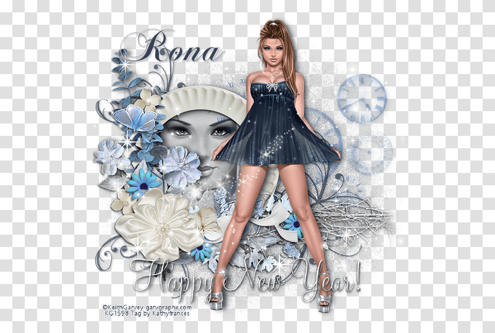 Garveyhappynewyearrona Photo Shoot, Person, Poster Transparent Png