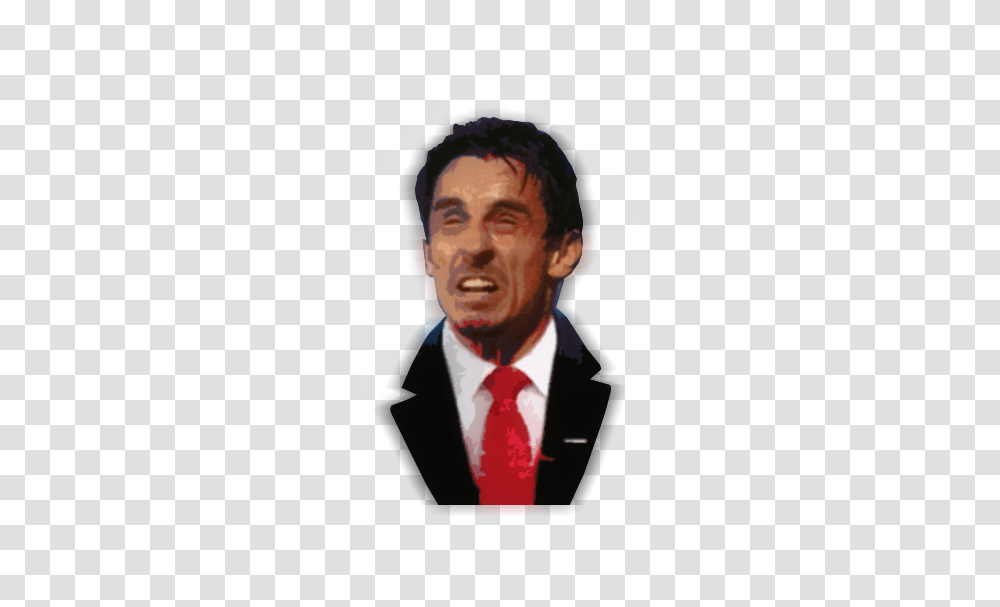 Gary Neville Orgasm After Torres Gentleman, Tie, Face, Person, Head Transparent Png