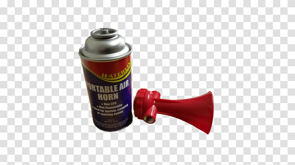 Gas Air Horn And Can, Tin, Spray Can, Brass Section, Musical Instrument Transparent Png