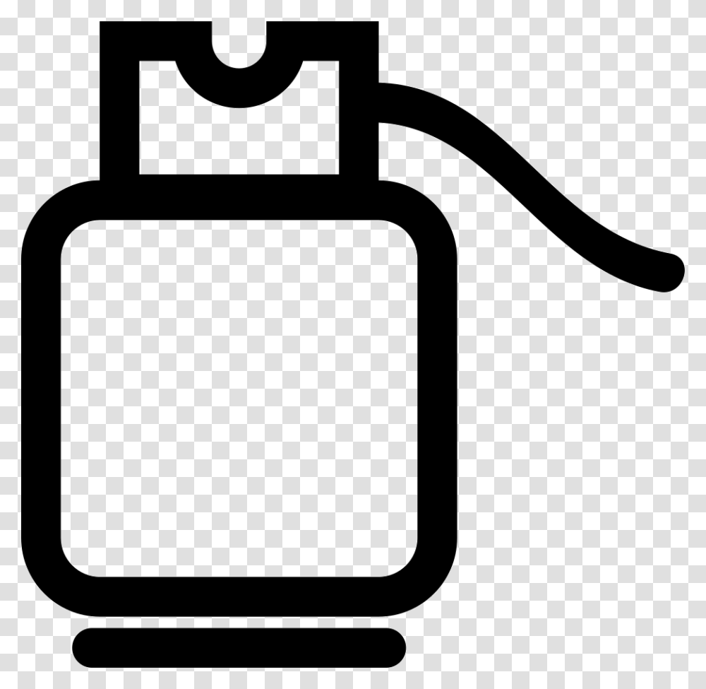 Gas Cylinder Outline Icon Free Download, Lamp, Cowbell, Lantern, Gas Pump Transparent Png
