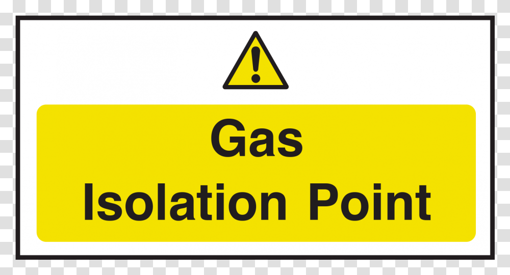 Gas Isolation Point SignTitle Gas Isolation Point Sign, Triangle, Number Transparent Png