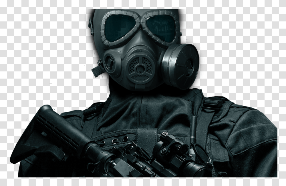 Gas Mask Download, Person, Camera, Wristwatch, Gun Transparent Png