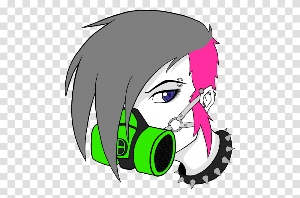 Gas Mask Girl By Wraithdragon Gas Mask Anime Drawing Mask Gas Anime Drawing, Art, Graphics, Coffee Cup, Book Transparent Png