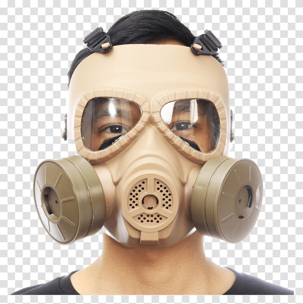 Gas Mask, Head, Person, Human, Helmet Transparent Png