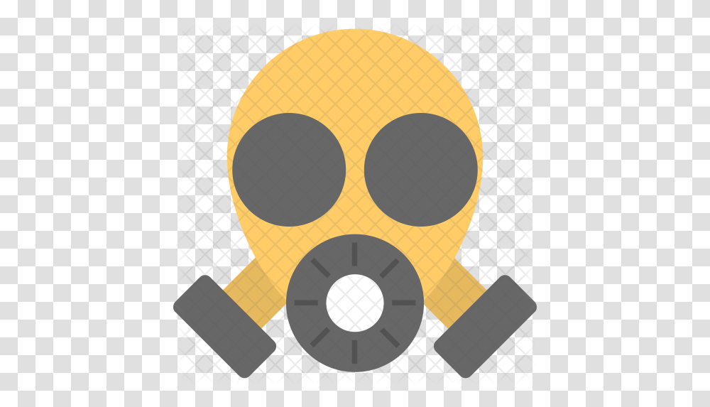 Gas Mask Icon Of Flat Style Circle, Light, Clock Tower, Building, Traffic Light Transparent Png