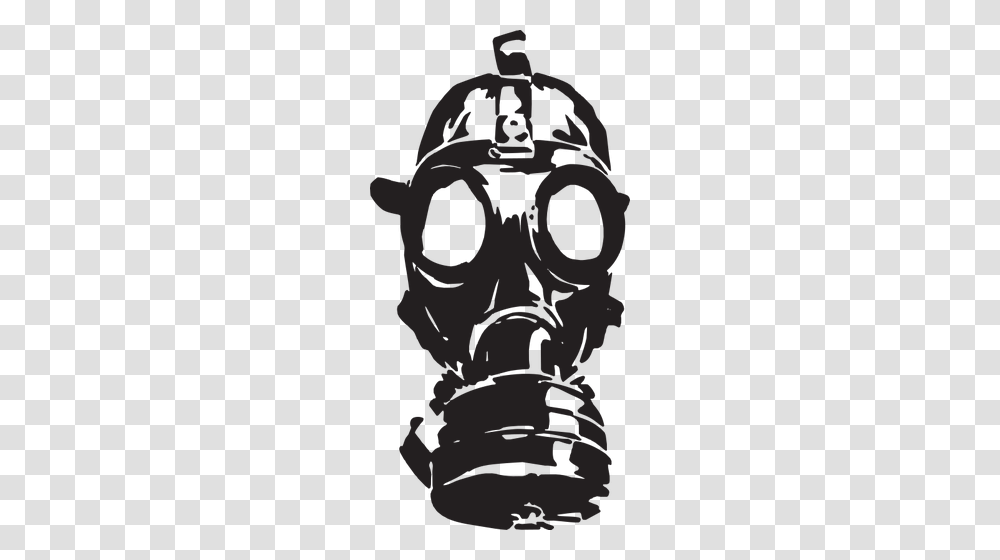 Gas Mask Monochrome Gas Mask Art, Head Transparent Png