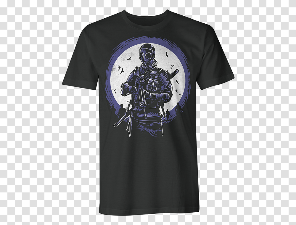 Gas Mask Soldier Gas Mask Soldier, Apparel, T-Shirt, Clock Tower Transparent Png