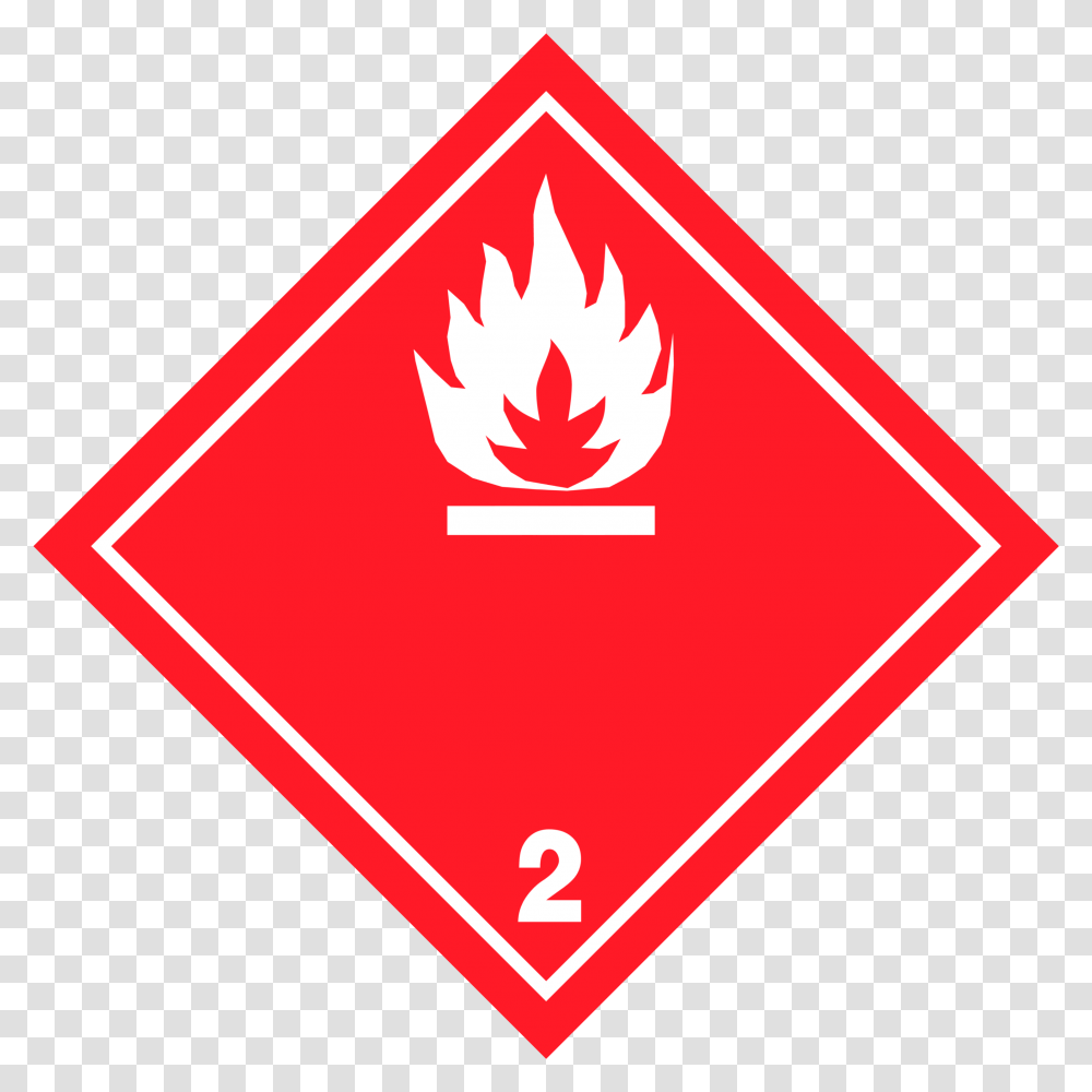 Gas No Toxico No Inflamable, Road Sign, Emblem, Label Transparent Png