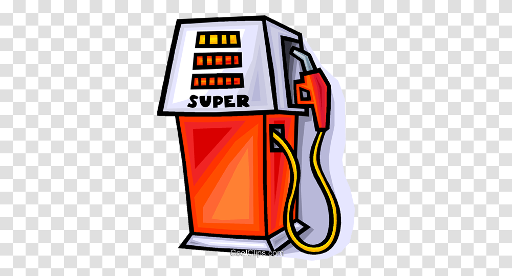 Gas Pump Royalty Free Vector Clip Art Illustration, Machine, Gas Station, Petrol Transparent Png