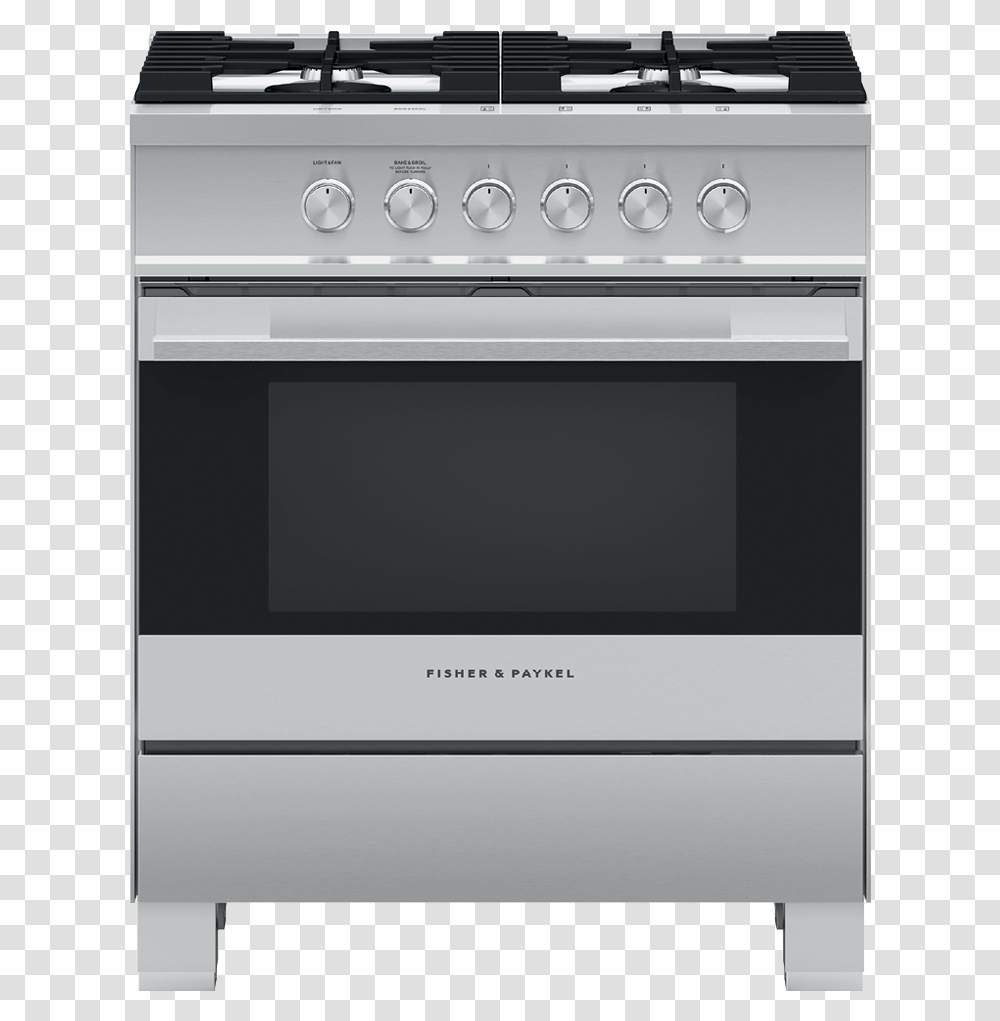 Gas Range 30quot Pdp Fisher Amp Paykel 30 Range, Oven, Appliance, Cooktop, Indoors Transparent Png