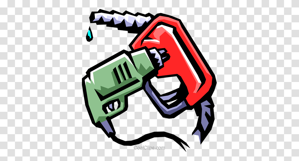 Gas Station Drill And Gas Hose Royalty Free Vector Clip Art, Dynamite, Bomb, Weapon, Weaponry Transparent Png