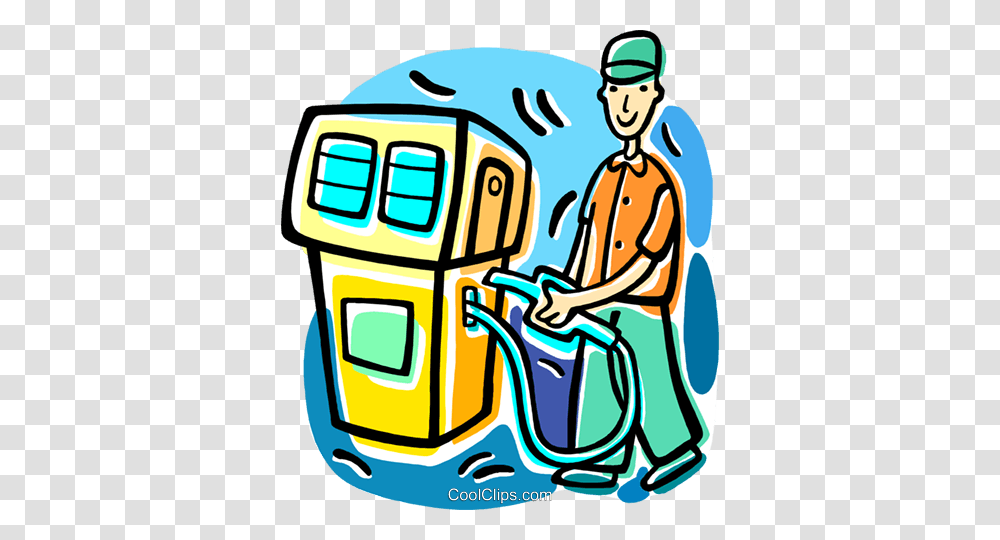 Gas Station Fill Up Royalty Free Vector Clip Art Illustration, Machine, Pump, Gas Pump, Petrol Transparent Png