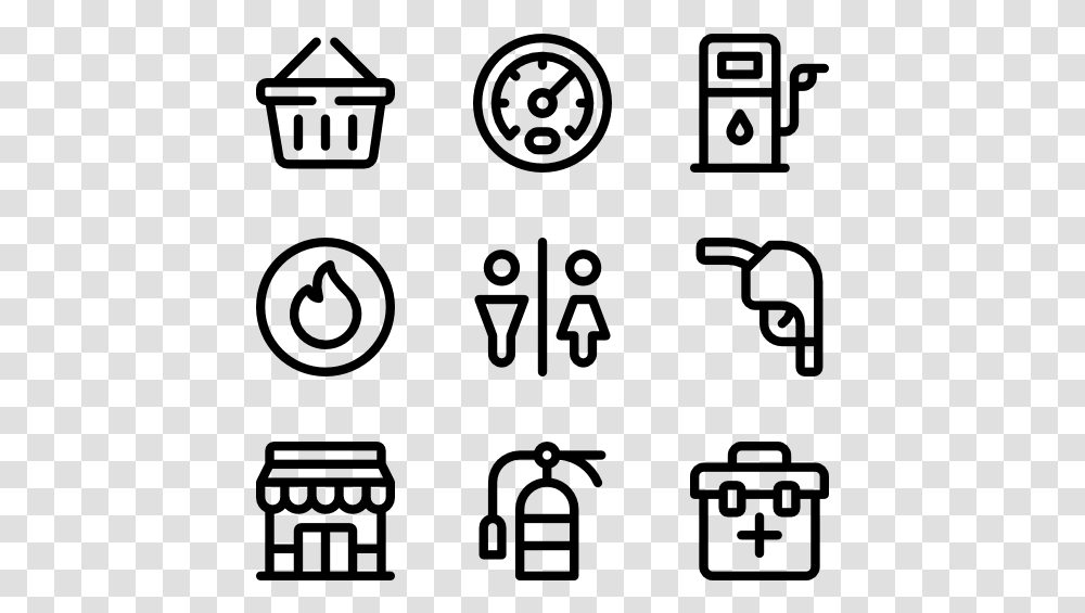 Gas Station Icon Line, Gray, World Of Warcraft Transparent Png