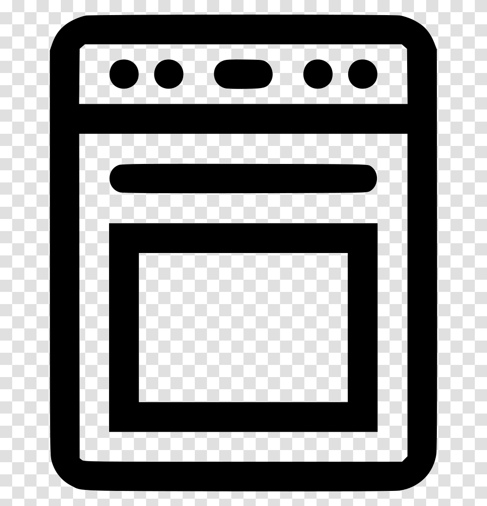 Gas Stove Fuelappliances Cook Cooker Kitchen Oven Stove, Silhouette Transparent Png