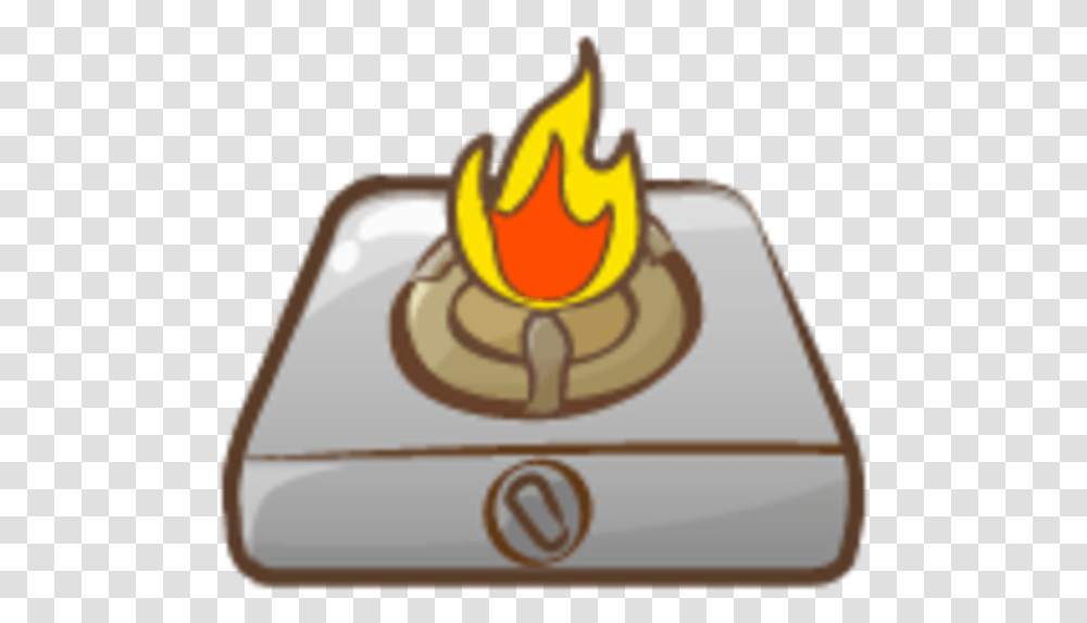 Gas Stove With Fire Clipart, Birthday Cake, Dessert, Food, Diwali Transparent Png