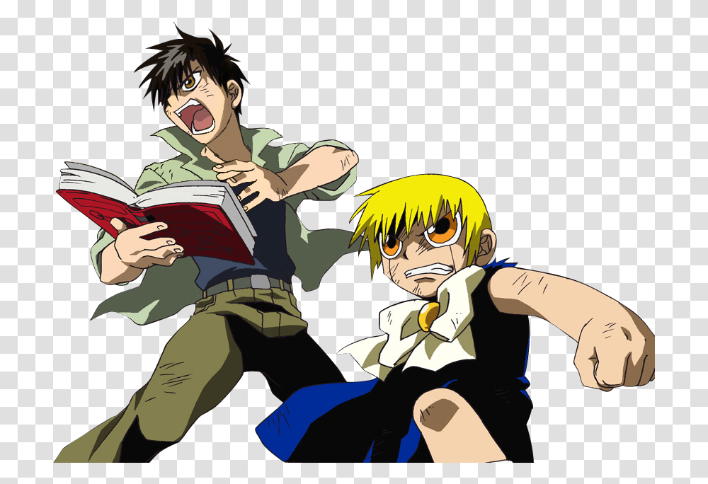 Gash Bell Zatch Bell, Comics, Book, Manga, Person Transparent Png