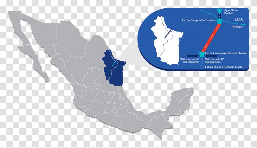 Gasoductosnoreste Mexico Map Vector, Nature, Diagram, Outdoors, Plot Transparent Png