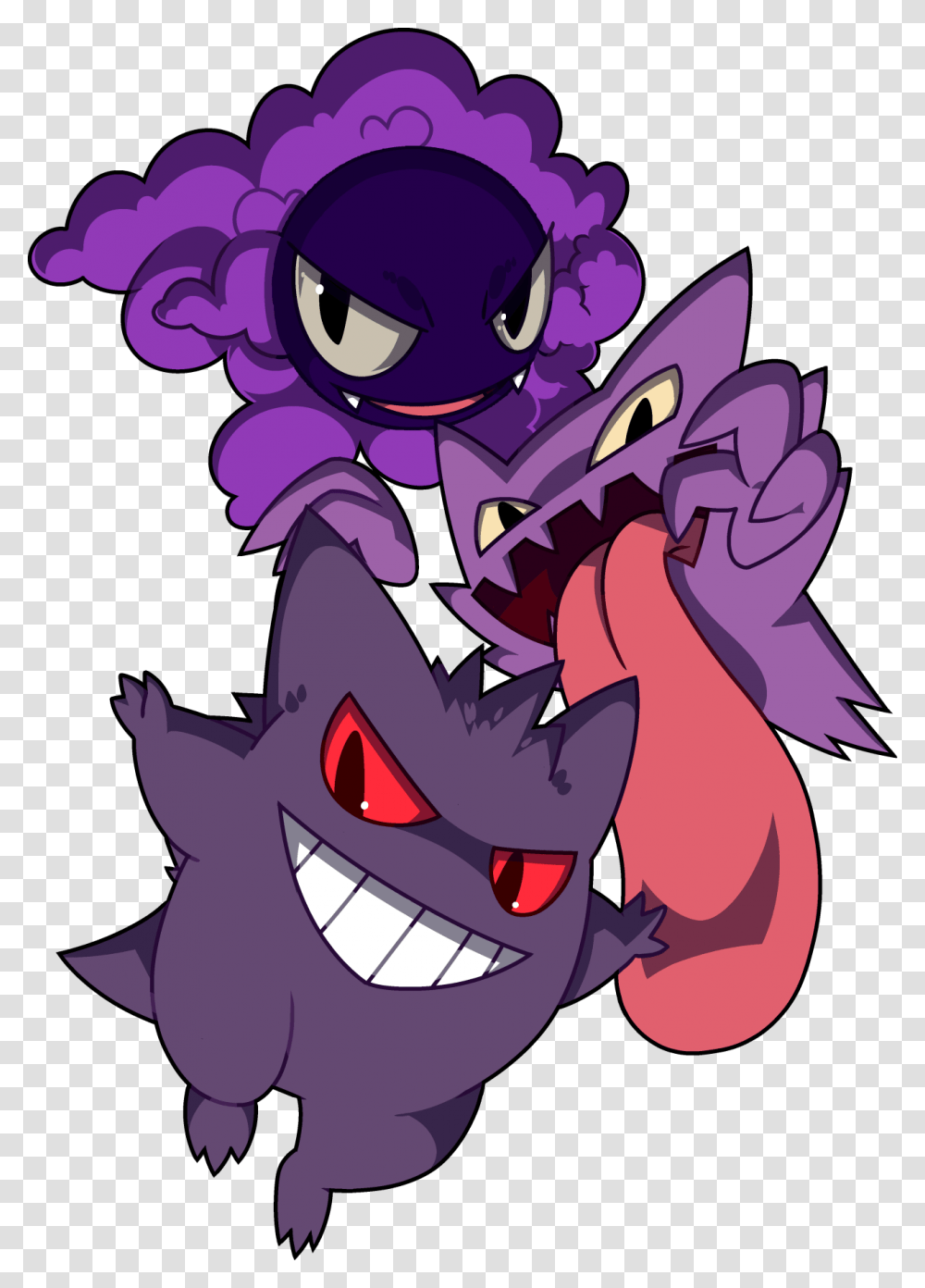 Gastly Gengar Gif, Comics, Book Transparent Png