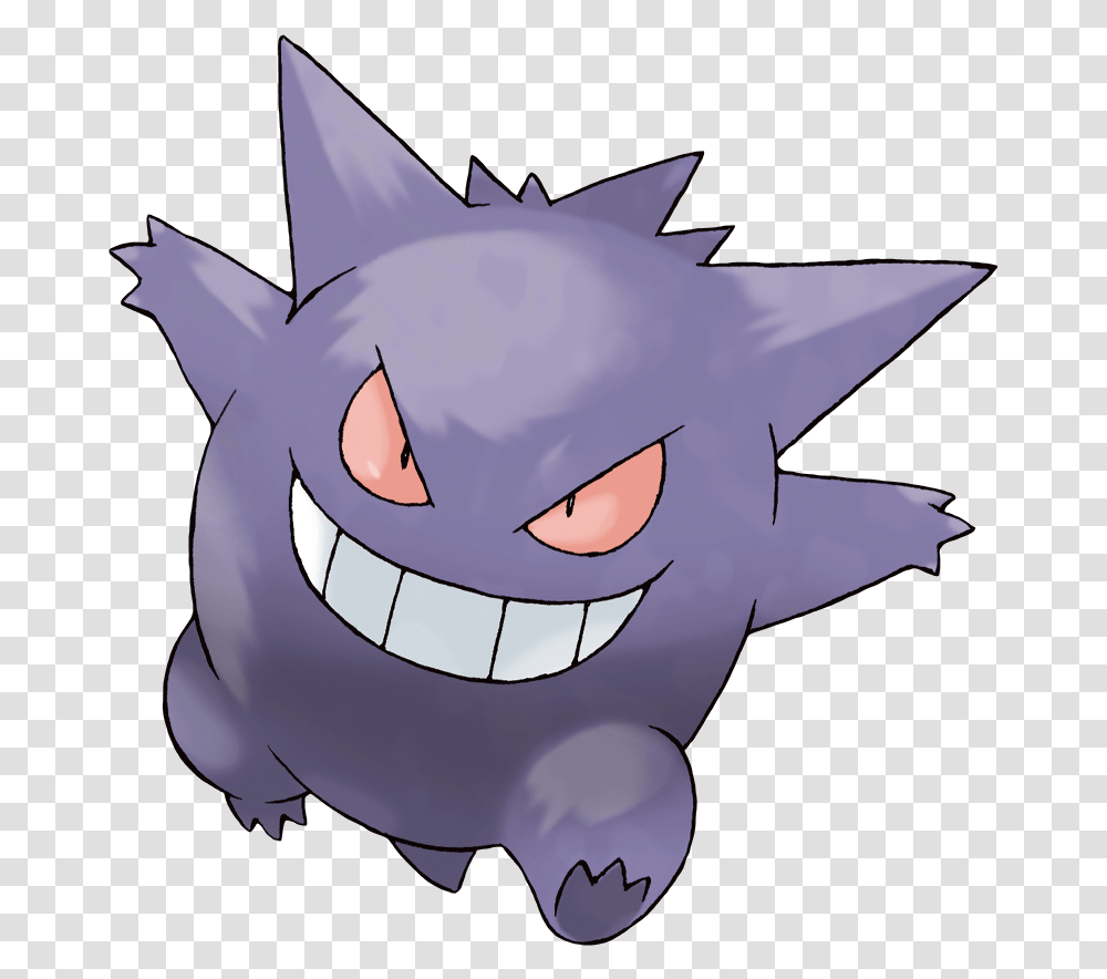 Gastly Haunter Gengar Pokemon Gengar, Plush, Toy, Art Transparent Png