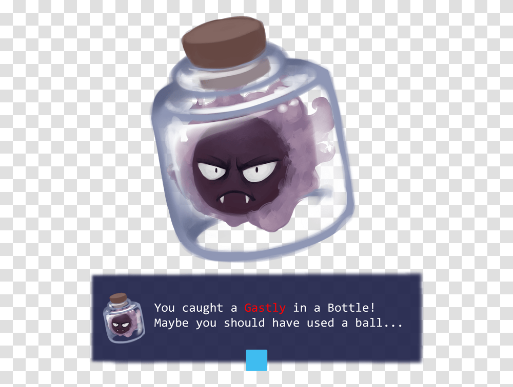 Gastly In A Bottle You Caught A Maybe You Should Have Poster, Robot, Wedding Cake, Dessert, Food Transparent Png