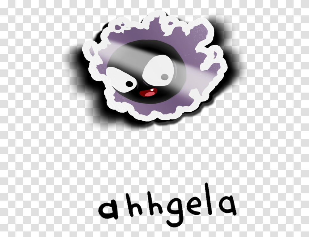 Gastly Mini Cartoon, Graphics, Floral Design, Pattern, Plant Transparent Png